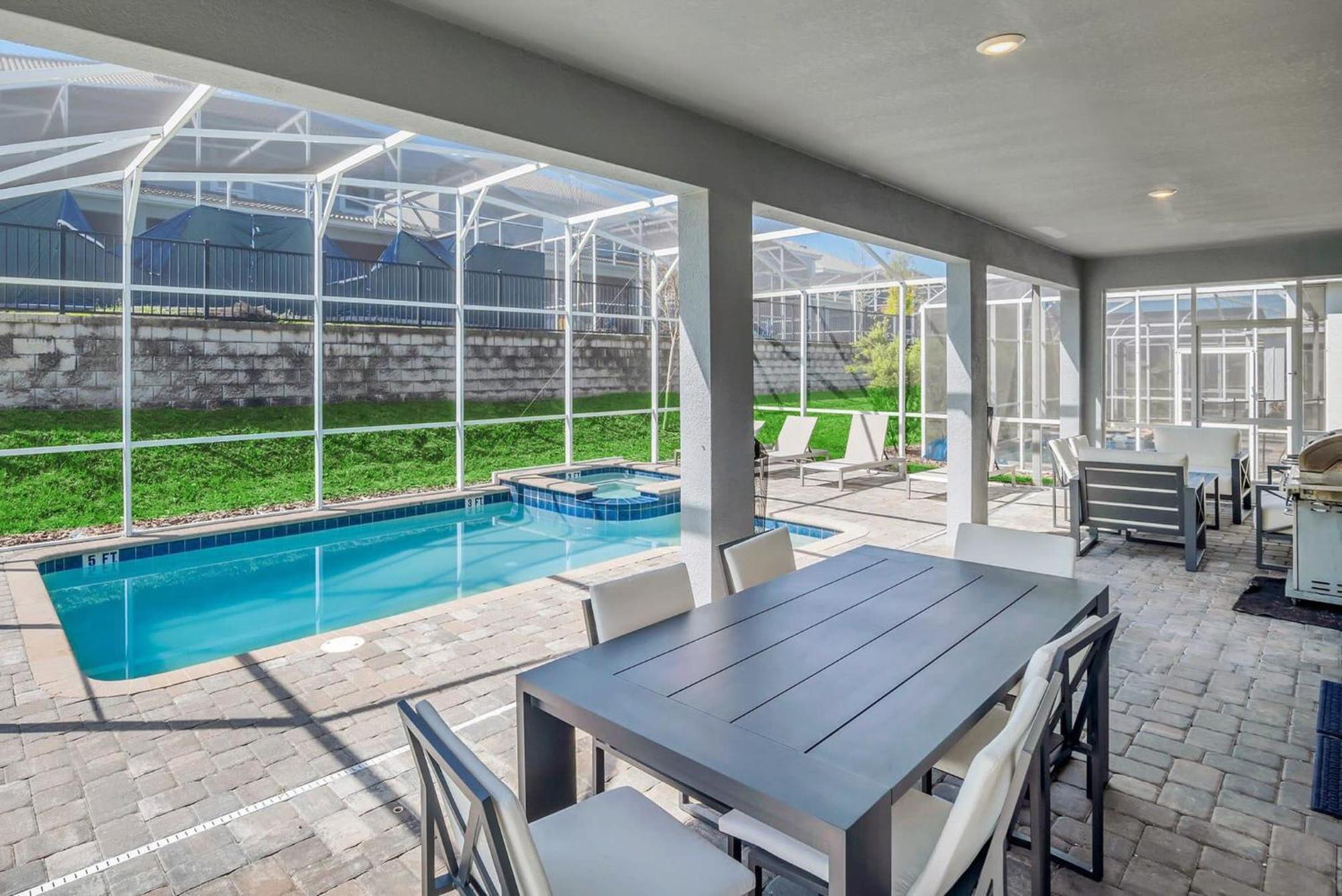 8Br Luxury - Sleeps 22 - Near Disney With Pool & Hot Tub! ดาเวนพอร์ต ภายนอก รูปภาพ