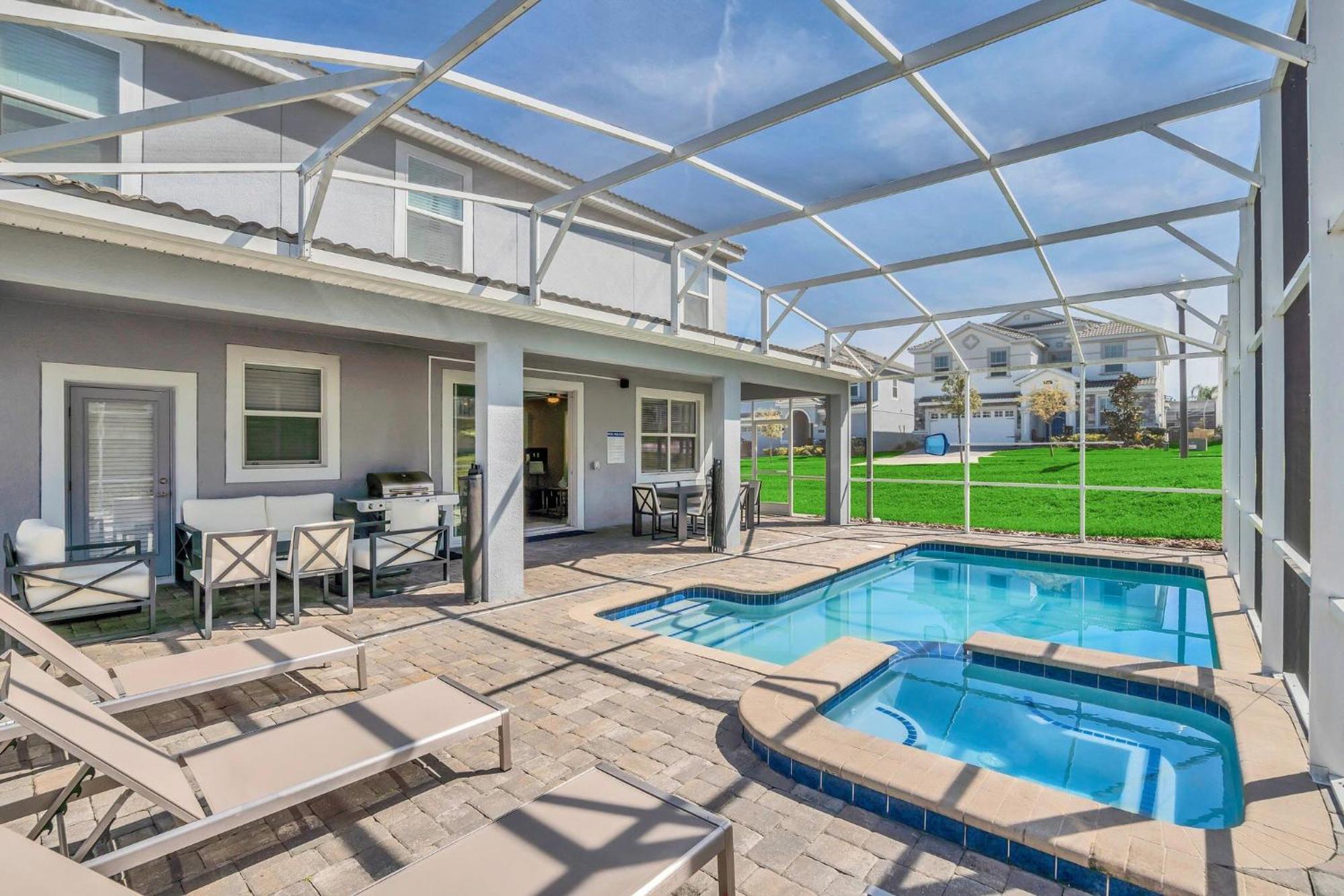 8Br Luxury - Sleeps 22 - Near Disney With Pool & Hot Tub! ดาเวนพอร์ต ภายนอก รูปภาพ